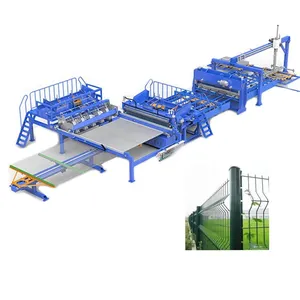 Hbfl Fully Automatic CNC 3D Anti-Climb Safety Fence Iron Wire Mesh Welding Forming and Bending Machine Production Line thumbnail-1