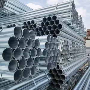 Pre-Galvanized Round Steel Pipe ASTM A53 Grade B GI Pipe 1/2