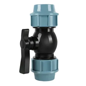 LRITEO Pipe Fittings - Agricultural Water-saving Irrigation Pipeline Connector, Ball Valve, Elbow, Tee Connector Manufacturer Pn20 thumbnail-1