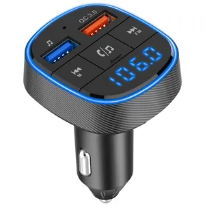 OEMBC57B BC57B Best Selling Car Bluetooth FM Tramitter Car Wireless Charger and Car Mp3 Player thumbnail-5