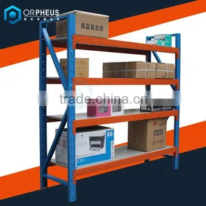 Colorful Shop Storage Furniture Custom Metal Rack Commodity Shelf thumbnail-1