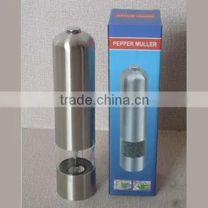 Supply High Quality Electric Pepper Grinder Salt and Pepper Mills Electric Pepper Mill 265g thumbnail-6