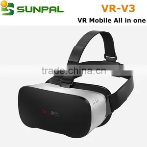 2016 Latest Virtual Reality Headset 3D VR Box/ 3d Video Glasses Player Google Player CX-V3 Supplier's Choice thumbnail-2