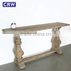 Vintage Furniture Recycled Wood Antique Console Table Quality Choice thumbnail-1