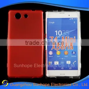 Matte Frosted Tpu Soft Gel Phone Set for Xperia Z4 MINI z4 Compact thumbnail-2