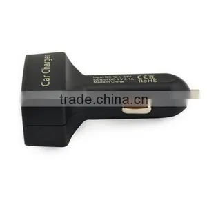 Black Mini Car Charger With New Design ,AUTO Power off thumbnail-1