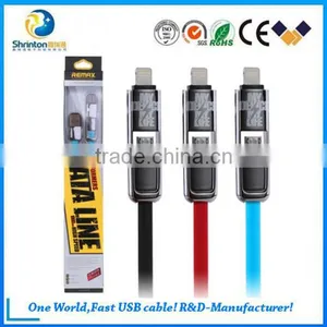 2 in 1 Usb Shielded High Speed Cable 2.0 Type thumbnail-1