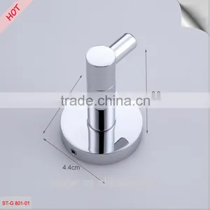 SINTAR Bathroom Single Coat and Robe Hook Wall Mount, Brushed SUS304 Stainless, Chrome Plated thumbnail-6