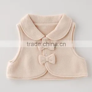 Japanese Wholesale Products High Quality Cute Ribbon Baby Vests Winter Clothes Kids Wear Toddler Clothing Children Infant thumbnail-1