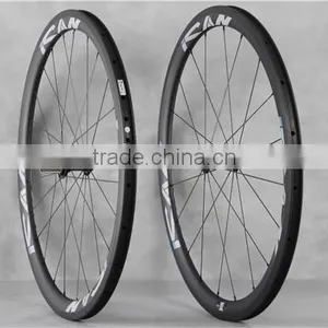 Super Light Carbon Clincher Wheelset Wide Edge Carbon Fiber Wheels W40C thumbnail-2