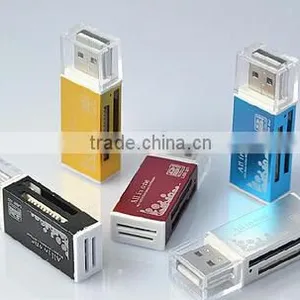 All in One Card Reader Multi in 1 Card Reader SDSDHC,MMCRS-MMC,TFMicroSD,MSMS PROMS DUO,M2 Card Reader thumbnail-3