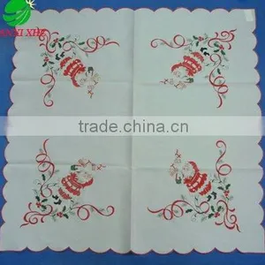 Satin Table Cloth With Santa Claus Embroidery thumbnail-1
