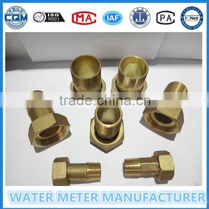 Male Connection and Brass Material Water Meter Pipe Fitting thumbnail-2