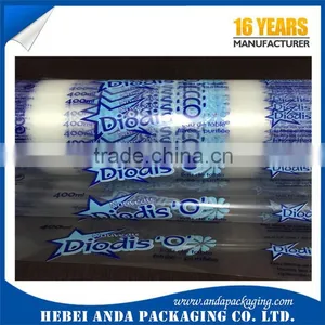 Milk Black White Film/ PE Printed Plastic Film Roll for Liquid Sachet Packaging 220ml thumbnail-4