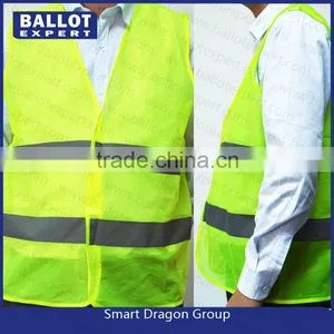Yellow Simple Style Safety hi Viz Vest thumbnail-1