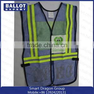 SE-VCV004 Factory Customize Blue Reflective Vest thumbnail-1