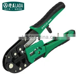 LAOA Tools Wire Stripper Cable Cutter Terminal Crimping Plier Crimper Tools Hands Terminal Crimper the Stripper Wire thumbnail-2