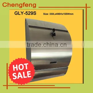 Hot Sale Wall Mounted Stainless Steel Mailbox thumbnail-4
