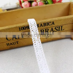 2016 High Quality Factory Price Luxury Cotton Lace Trimming Fabric for Weding Dress Market in Dubai thumbnail-3