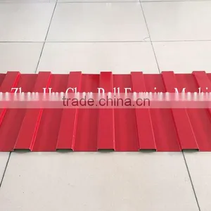 Color Steel Galvanized Metal Aluminum Glazed Trapezoidal Sheet Roof Tile Wall Panel Roll Forming Machine Supplier's Choice thumbnail-3