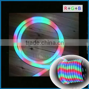 5M 300LEDs 24V 12V LED Neon Flex Digital Programmable RGB Neon LED Strip thumbnail-3
