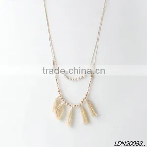 Tassel Layering Sea Horse Pendant Necklace Bracelet Earring Jewelry Set Supplier's Choice thumbnail-6