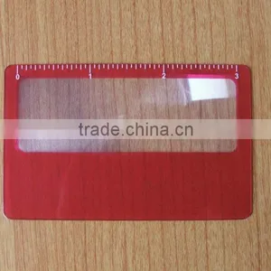 Credit Card Magnifier Promotional Custom Plastic Credit Card Size thumbnail-2