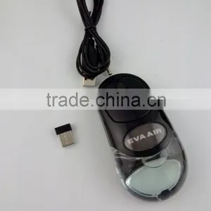 Laptop Gift 2.4G Rechargeable Wireless Liquid Aqua Mouse With Personalized Floater Design thumbnail-3