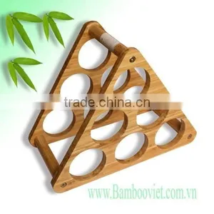 2016 Hot Bamboo Wine Shelf With High Quality thumbnail-1
