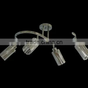Chrome and White Chandelier Pendant for Living Room Made in China thumbnail-6