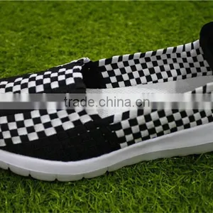 Classic Light Color Woven Slip-on Training Shoes thumbnail-1