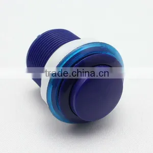 28mm Video Arcade Game Blue Plastic Push Button Switch thumbnail-1