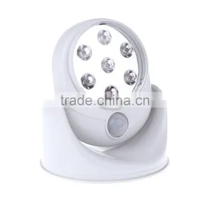 Cordless Activated Motion Sensor Night Lights 360 Degree Rotation 7 LED Light (Require 4 * AA Batteries) thumbnail-4
