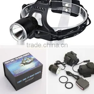 Aluminum Xml t6 Led Rechargeable Headlight LED Headlamp thumbnail-3