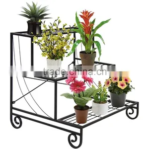 Iron Wedding Flower Pot Stand Centerpieces 3 Tier Designs Rack thumbnail-1