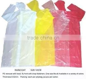 PE Color Raincoat/poncho thumbnail-1