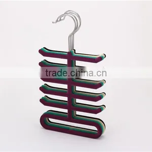 Standby BSCI Velvet Tie Organizers for Men Suit Hanger thumbnail-5