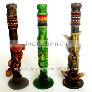 Hand Made Standing Figurine Smoking Pipes thumbnail-1