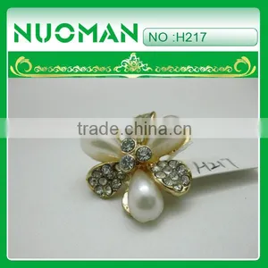 Flower Pearl Crystal Button for Wedding Dress thumbnail-1