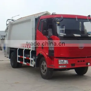 FAW JIEFANG 4X2 10-13 CBM Compactor Garbage Truck thumbnail-1