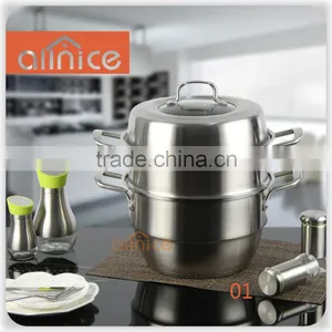 Allnice Brand Luxury Stainless Steel Multilayer Steamer thumbnail-1