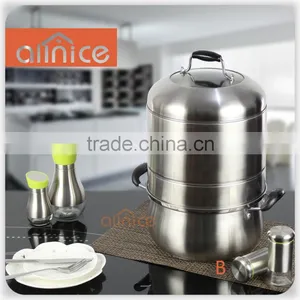 Multi-user-4 Layers Energy Efficiency Steamer Pot With Combined Lid Energy-saving thumbnail-1