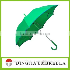 2015 Shenzhen Gift Promotional High Quality Strong Proof Green Straight Umbrella thumbnail-1