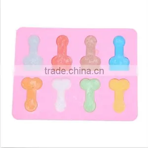 1PCS NEW Sey Penis Cake Mold Dick Ice Cube Tray Silicone Mold Soap Candle Moulds Sugar Craft Tools Bakeware Chocolate Moulds thumbnail-4