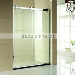 Y109 6/8mm Superior Aluminum Sliding Door Folding Bath Shower Screen thumbnail-2