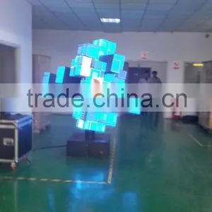 For Indoor Top Projects, LED Cube With Rotating System thumbnail-3