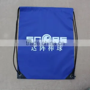 Promotional Polyester Drawstring Backpack Bag thumbnail-3