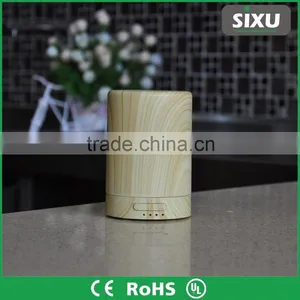 Wood Grain Ultrasonic Mist Fountain Aroma Oil Diffuser Humidifier Air Purifier thumbnail-1