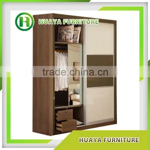 China Factory Modern Style Melamine Finished Wardrobe thumbnail-3