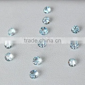 Best High Quality Round Shape Blue Topaz Gemstone, AAA Quality Gemstone thumbnail-2